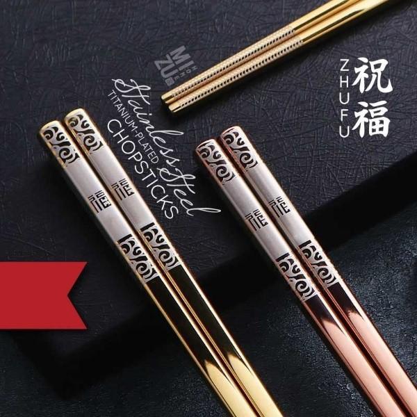 Sumpit Stainless Steel Chopsticks Sumpit Stainless Korea Asli