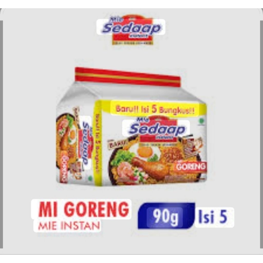 

Sedaap mie goreng isi 5 bungkus 1 pack
