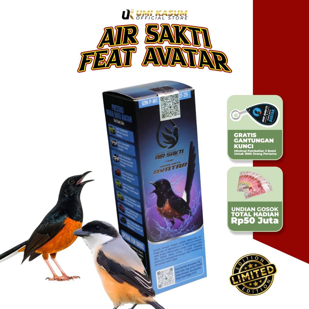 

Air Sakti Umi Kasum Air Burung Hidup Murah 250ML | Anti Oksidan Tinggi Untuk Pencernaan satu perbotol