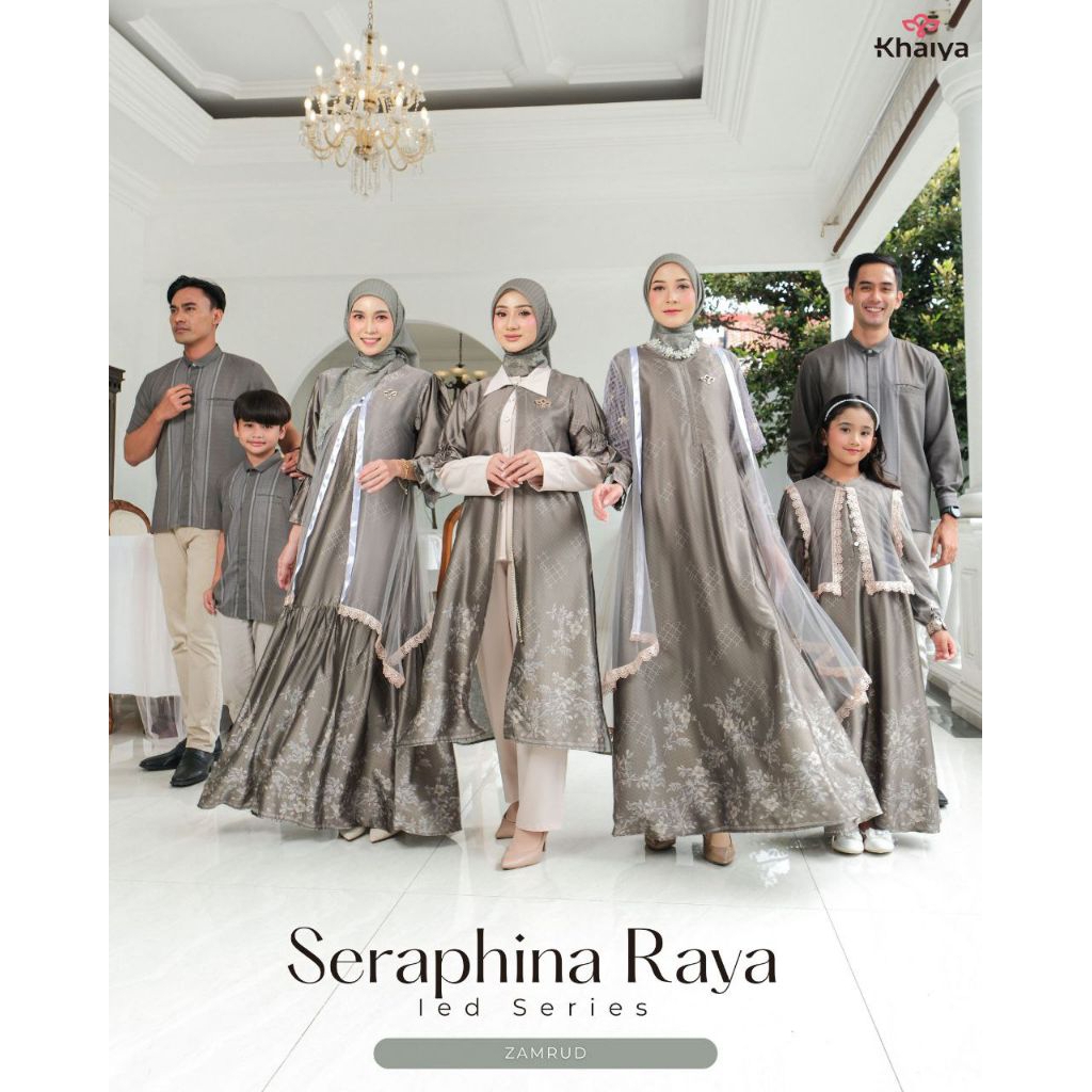 READY STOCK - Zamrud - Sarimbit Seraphine by Khaiya