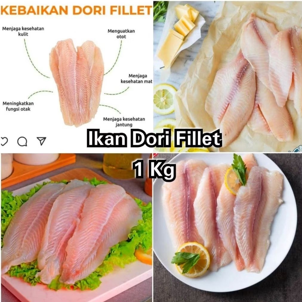 

Ikan Dori Fillet Frozen Food 1 kg isi 3-4 pcs