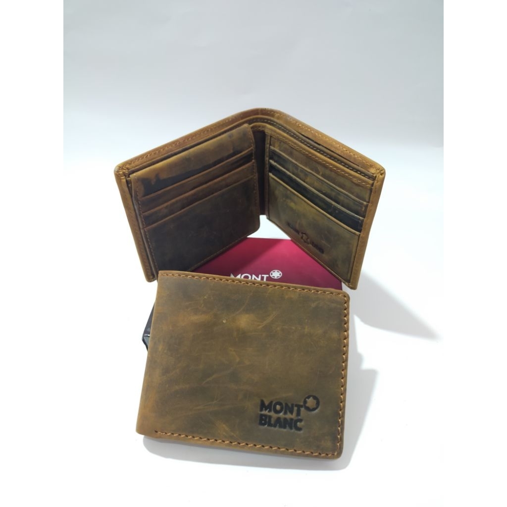 Dompet Lipat Pria Kulit Crazy Horse