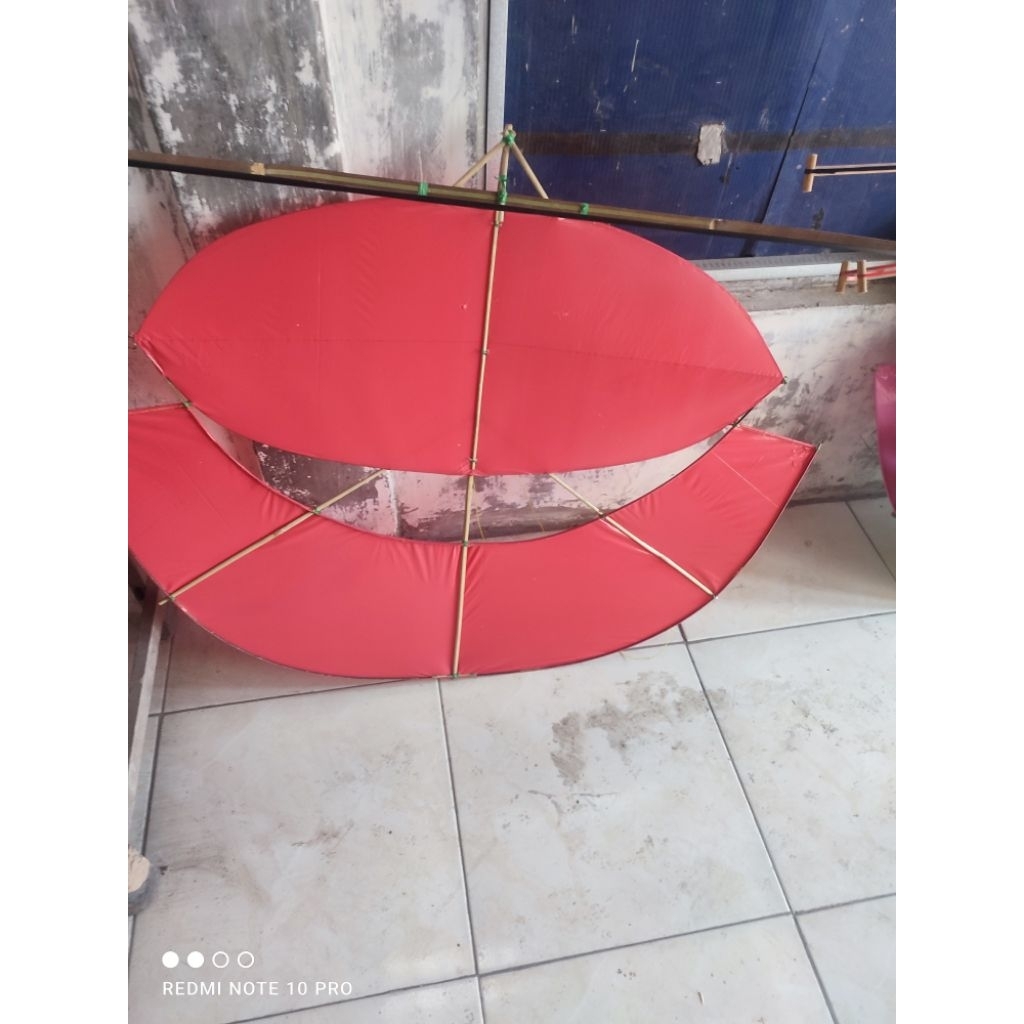 layangan gapangan 1 meteran+sandaran 1,5 meter