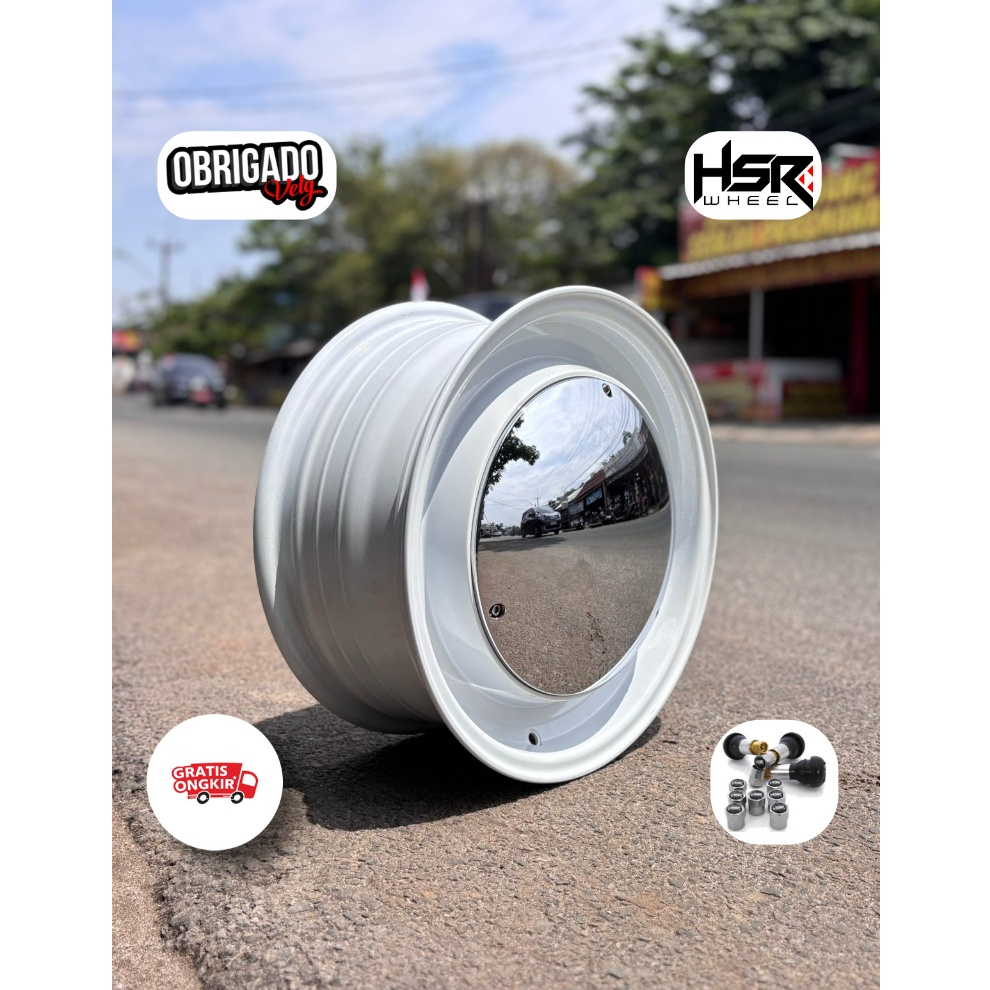 VELG RACING RALLY R15 WULING AIREV, VINFAST, KARIMUN, STARLATE, KIJANG LGX DLL R15 HSR MIRROR