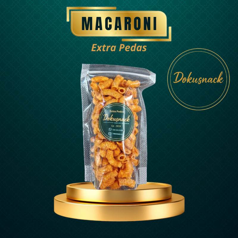 

Makaroni Bantat Extra Pedas Dokusnack - Camilan Renyah Level Pedas Nagih