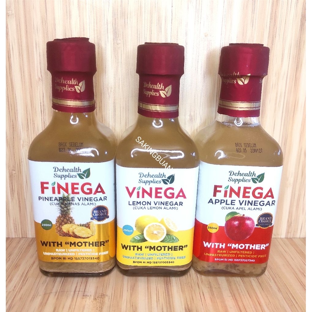 

Dehealth Finega Apel Lemon Nanas Cider Vinegar 250ml