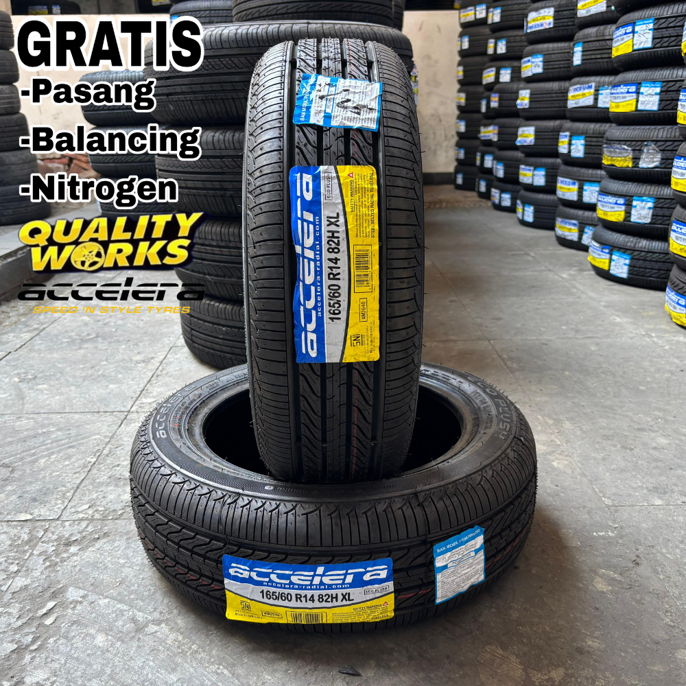 BAN MOBIL 165 60 R14 ACCELERA ECOPLUSH - BAN  RING 14 UKURAN 165/60 R14