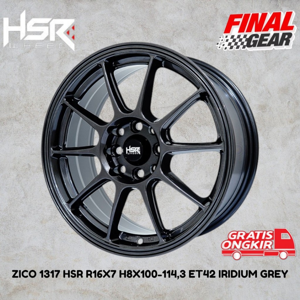 velg hsr zico r16 untuk brio jazz yaris sigra calya avanza livina kijang dll model velg ze40 r16