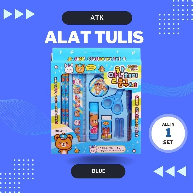 

Alat Tulis Sekolah Set ALL IN 1 Kantoran Kerajinan Lengkap Murah Satuan Bisa COD