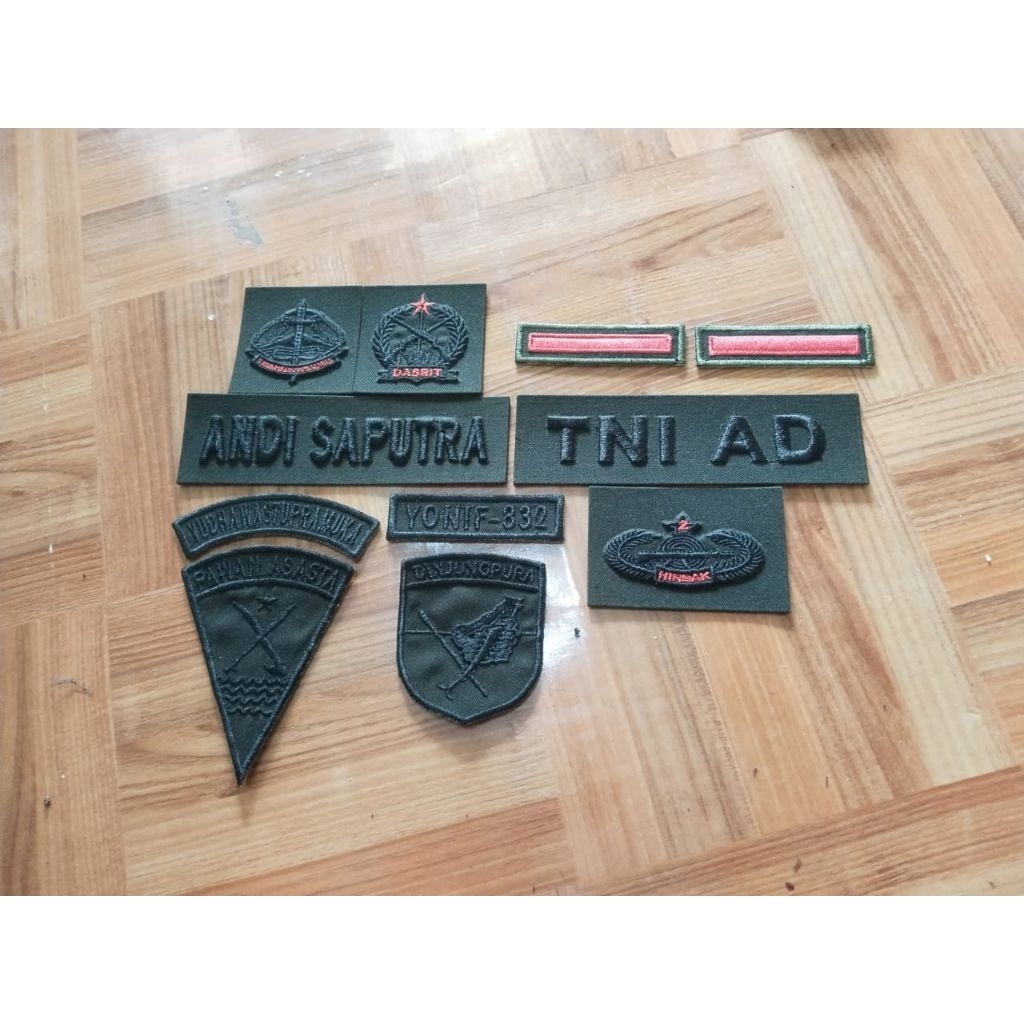 PAPAN NAMA MIKA TIMBUL/ATRIBUT MIKA TIMBUL/ATRIBUT TNI AD