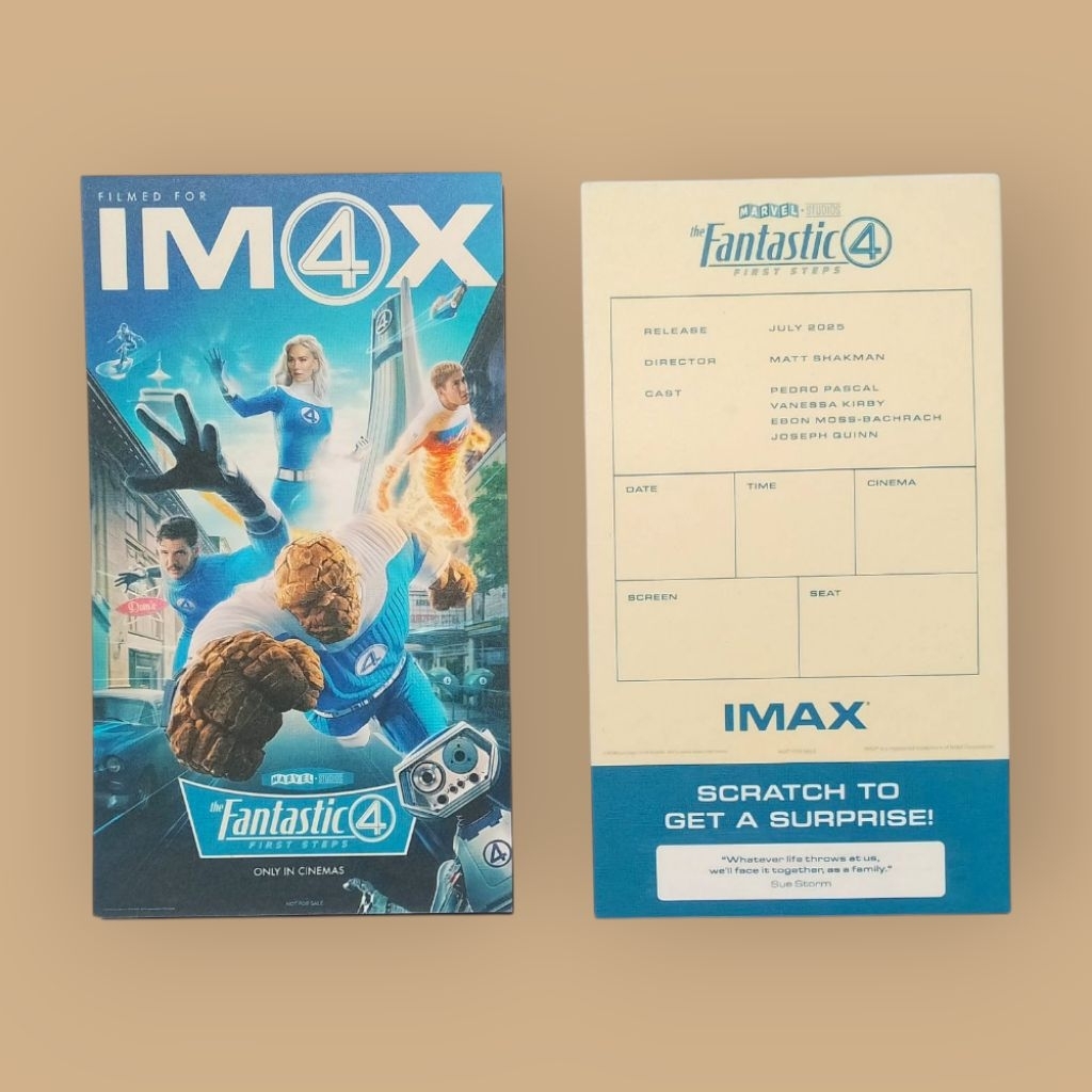 Collectible Ticket Fantastic Four