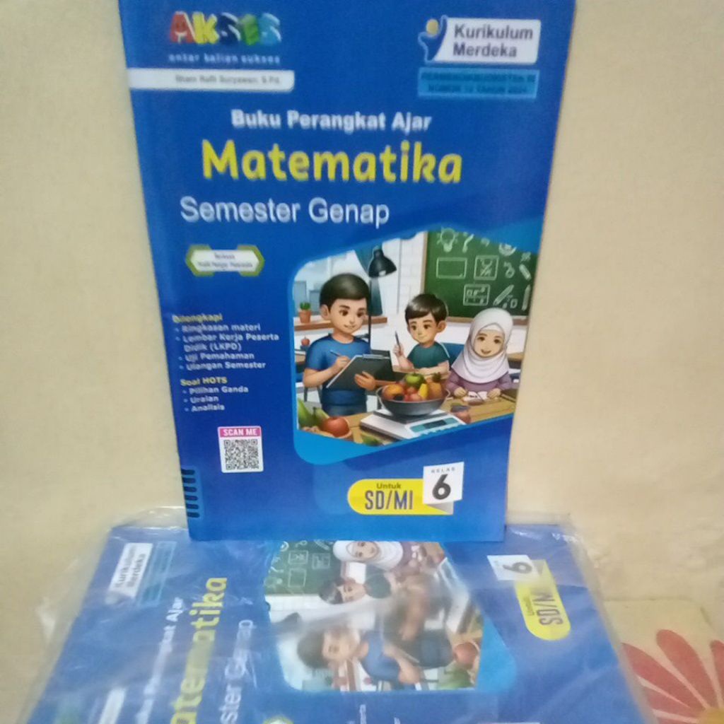 Lks Matematika Semester Genap SD/MI Kelas 6 VI Kurikulum merdeka