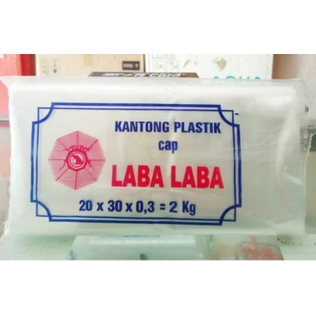 Plastik bening 2 kg 03 Laba Laba 20x30x03