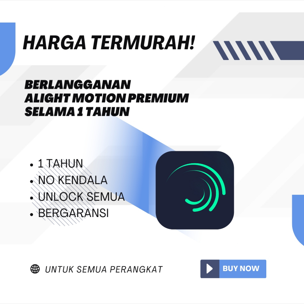 ALIGHT MOTION 1 TAHUN FULL GARANSI / ALIGHT MOTION PREMIUM 1 TAHUN
