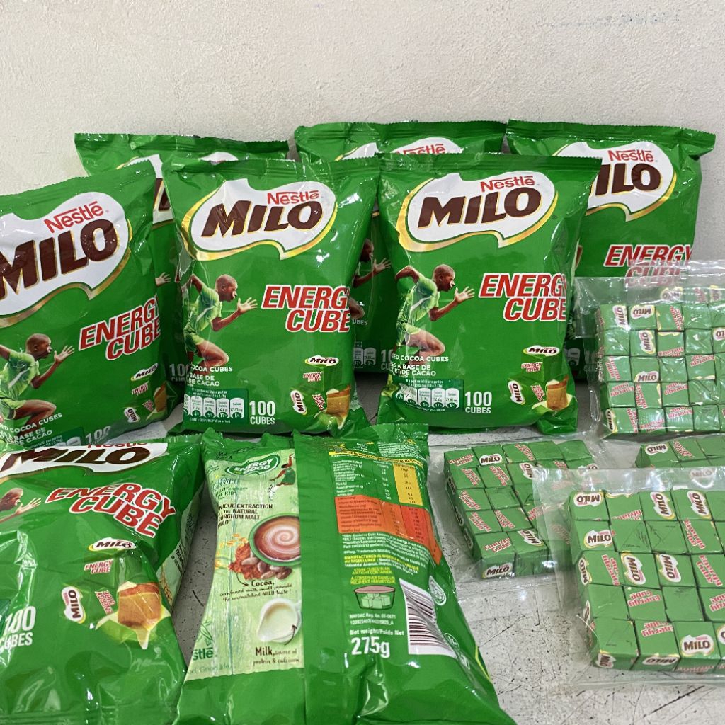 

Nestle milo energy cube 275 gram isi 100 | milo cube