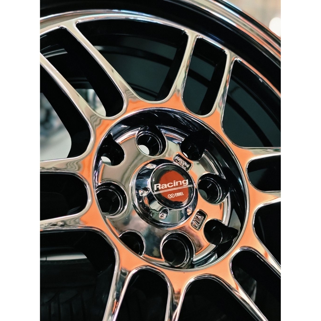 Velg Mobil Ring 16 Enkei Racing 1 Set (4pcs) Black Chrome