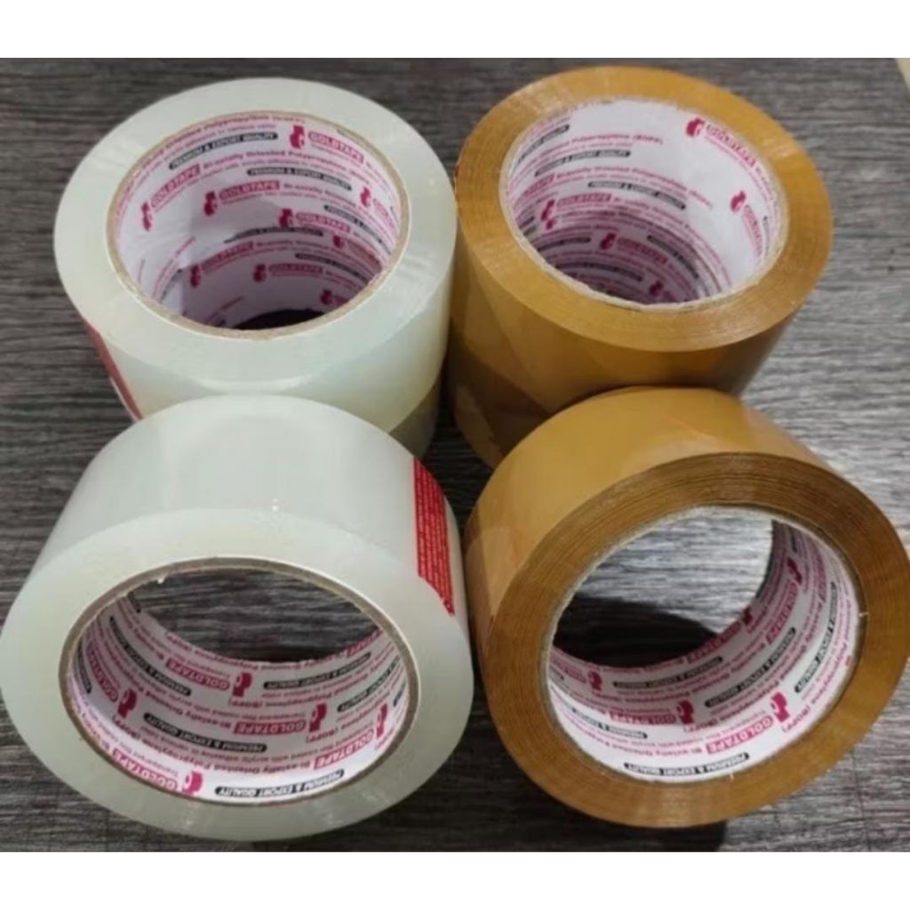 

Goldtape lakban OPP 2 Inch / Plakban OPPGold Tape 48 mm x 90 yard 1PCS . DOMINATOR SHOP