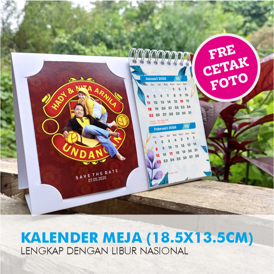 

KALENDER MEJA/SOUVENIR 2026 CUSTOM (FREE CETAK FOTO)