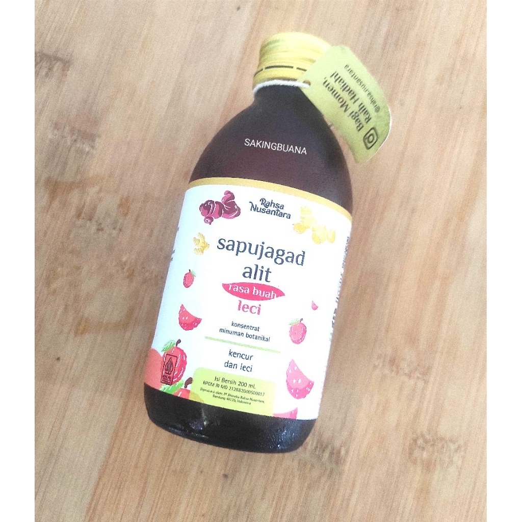 

Sapujagad Ali Rasa Buah Leci 200ml - Rahsa Nusantara