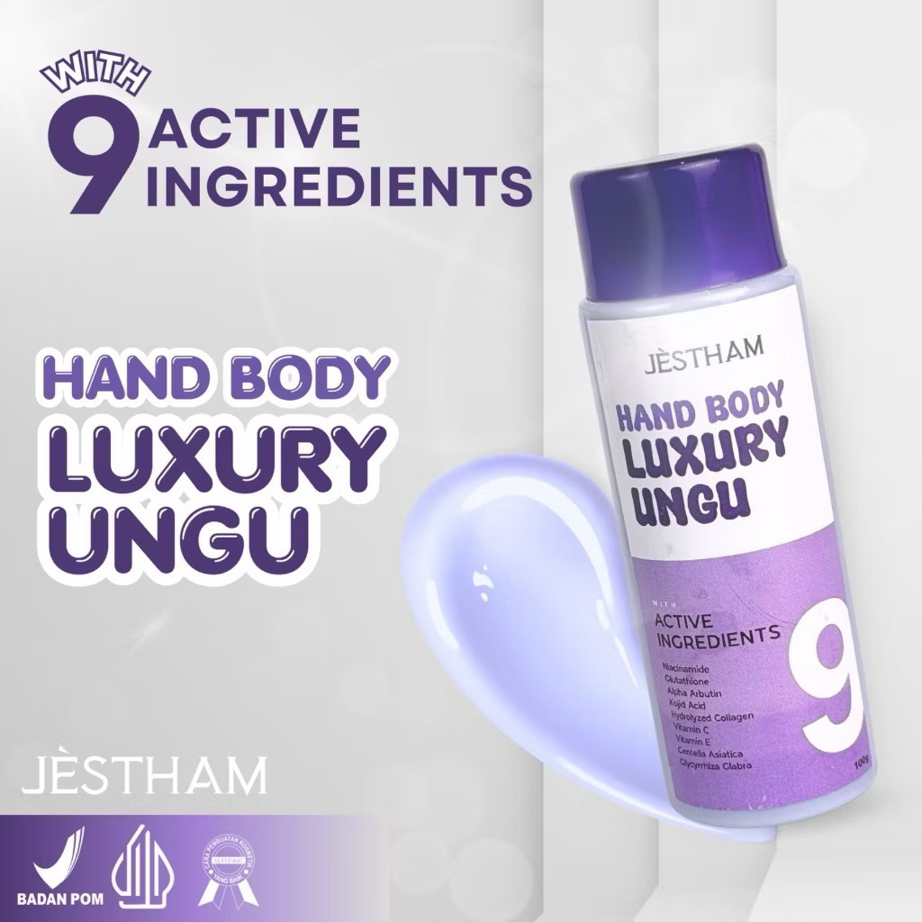 [TERMURAH] Handbody luxuty ungu jestham/lotion jestham/body lotion jestham/lotion malam/handbody whi