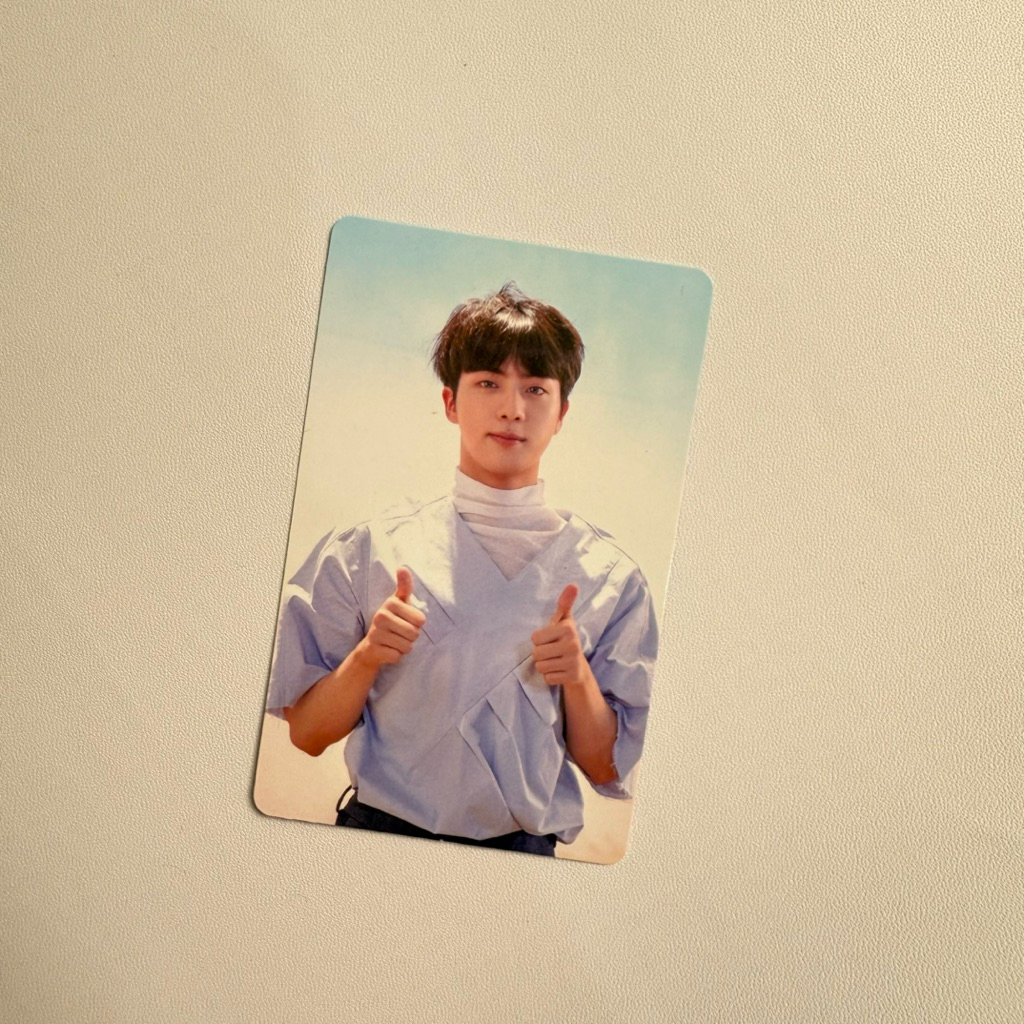 photocard pc seokjin jin memo17 bts memories 2017 official