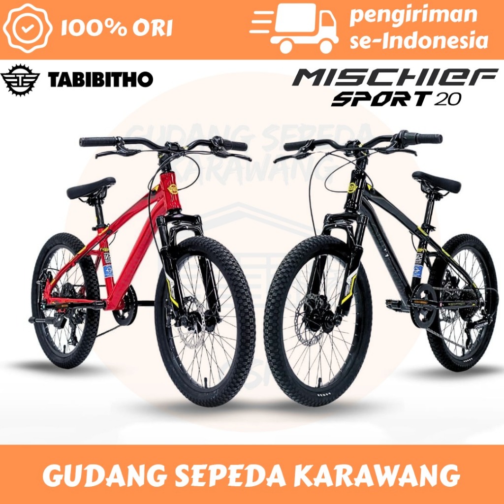 SEPEDA GUNUNG ANAK 20 MTB TABIBITHO MISCHIEF SPORT POWERED BY THRILL