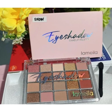 Lameila Eyeshadow Palette 20 warna ( Tanpa kotak )