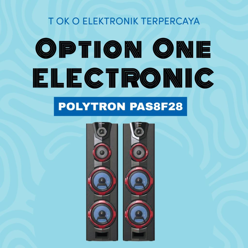 POLYTRON PAS 8F28 / PAS8F28 / PAS-8F28
SPEAKER KARAOKE BLUETOOTH