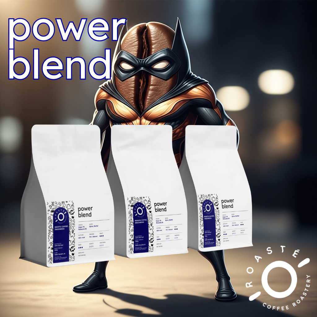 

Power Blend 1000gr - Kopi Arabika Gayo Robusta House Blend Espresso