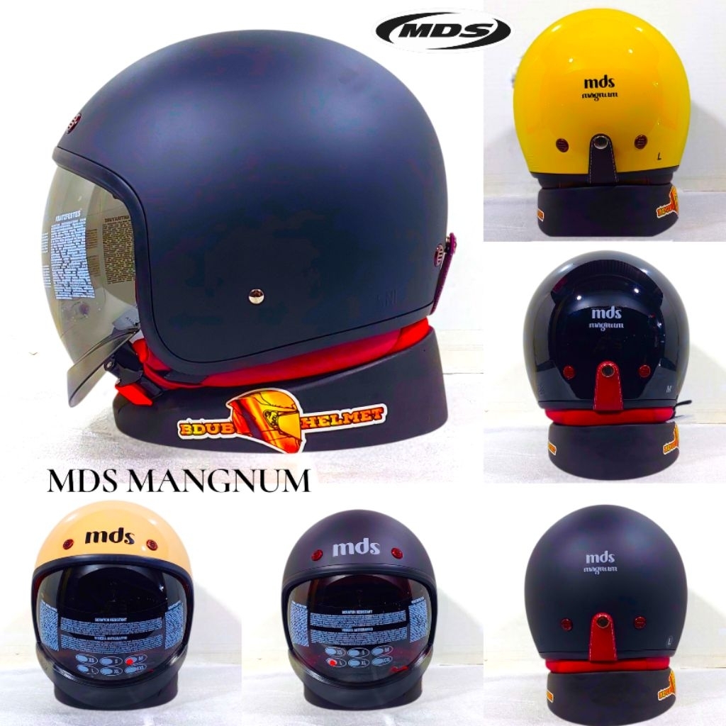Helm MDS Magnum Black dof Original MDS