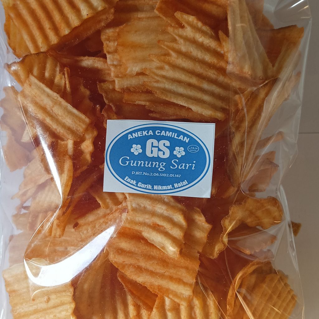 

Keripik Singkong Pedas Manis 250g