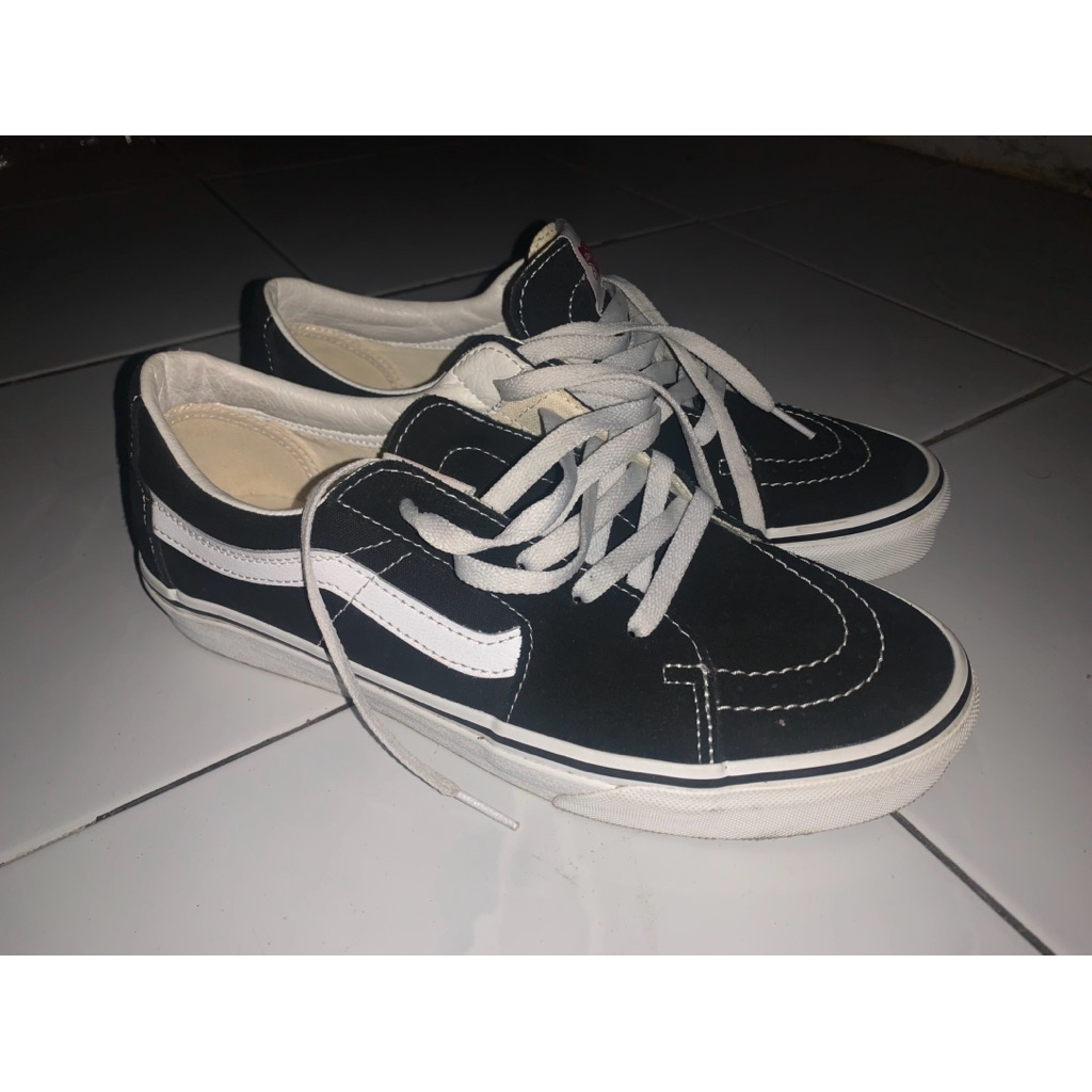 vans sk8 low bw size 42 resmi navya fullset box ex zalora second