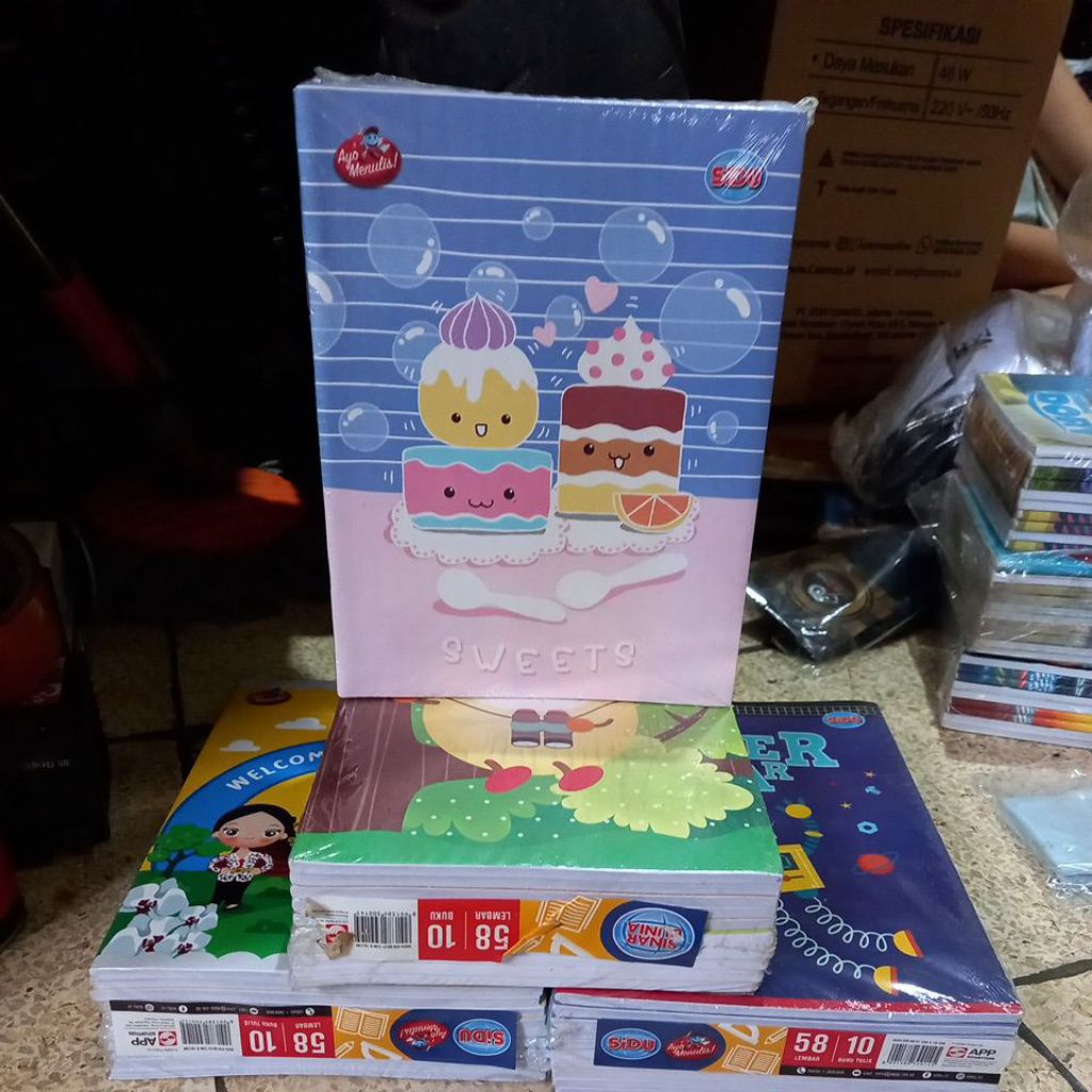 

Buku Tulis SIDU 58 LEMBAR ISI 10 BUKU