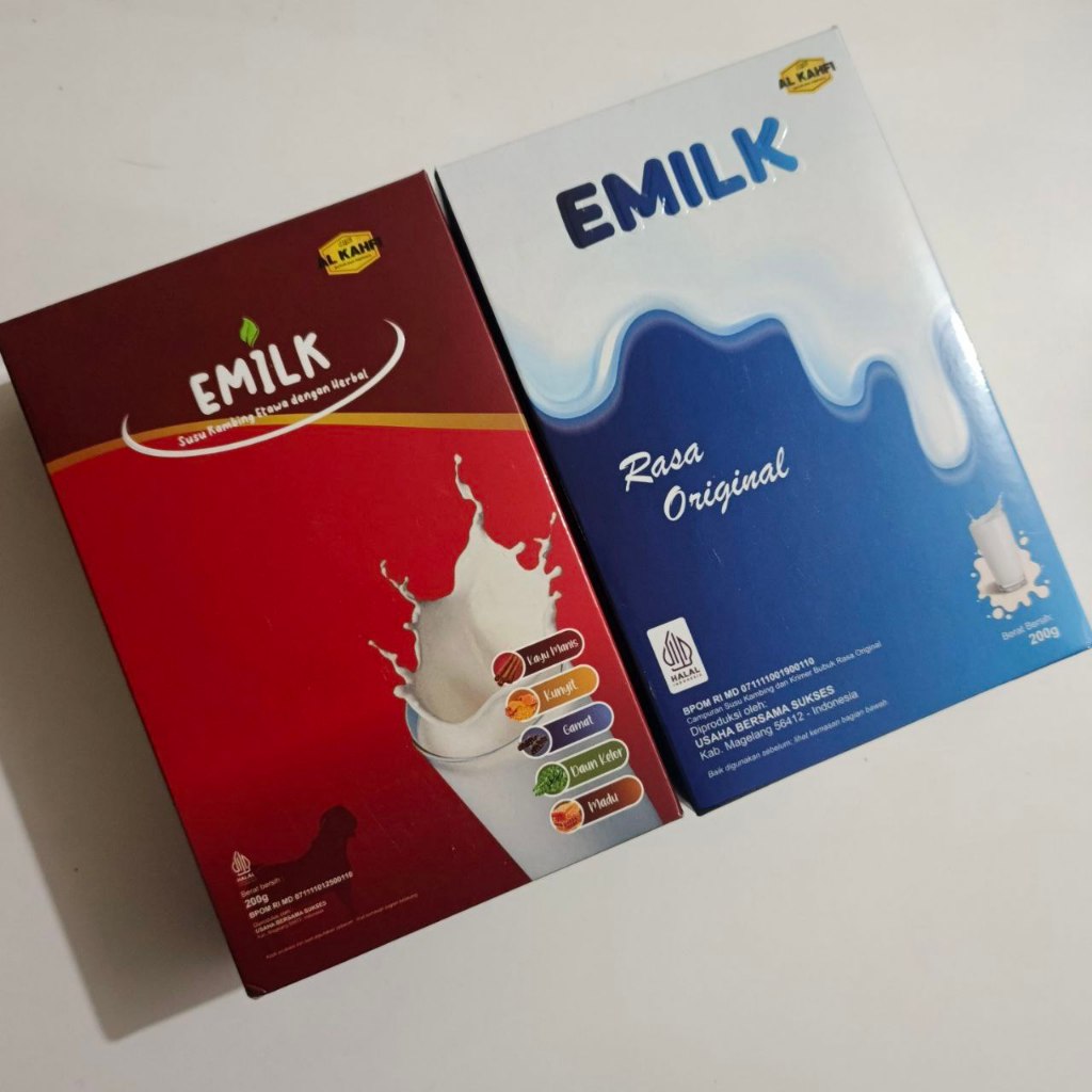 

Susu Kambing Etawa EMILK 200gr Varian Original & Herbal Susu Kambing Murah
