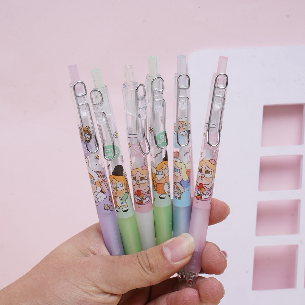 

Pulpen Gel 0.5mm Cry Baby Premium