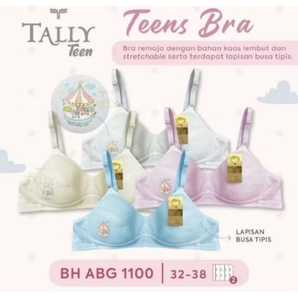 Tally BH Remaja ABG Tanpa Kawat Tanpa Busa