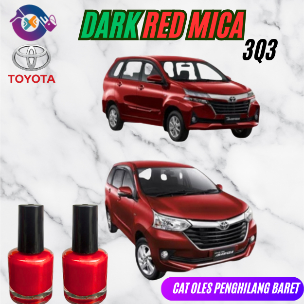 Cat Oles Dark Red Mica Metallic 3Q3 Toyota Avanza Daihatsu Xenia Merah Mica Metalik