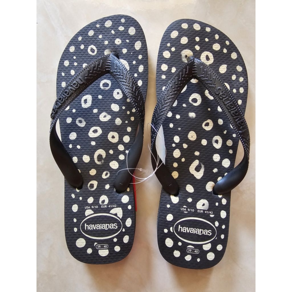Sandal Wanita Havaianas Top Animals - Black