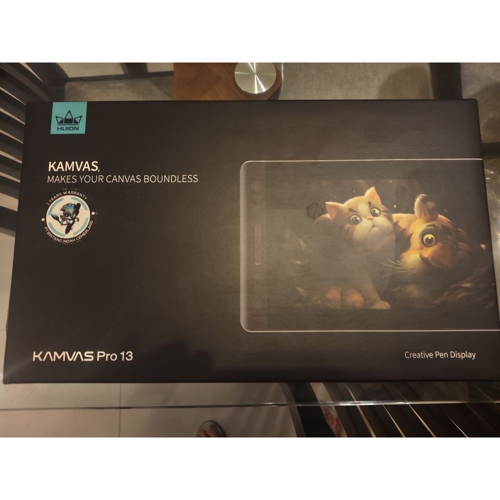 JUAL CEPAT HUION KAMVAS 13 PRO - SECOND BARU 2X PAKE- HARGA PAS