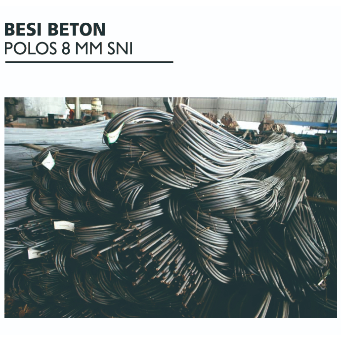 Besi beton polos 8mm SNI