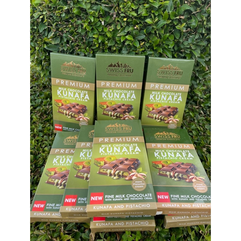 

PREMIUM COKLAT DUBAI KUNAFA PISTACHIO SWISS FRU