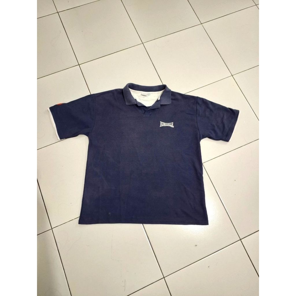 Kaos polo pria Lonsdale London  original size XXL ld 122 cm
