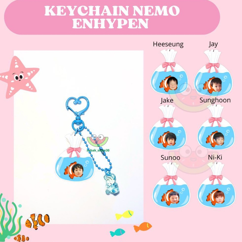 KEYCHAIN NEMO AQUARIUM ENHYPEN
