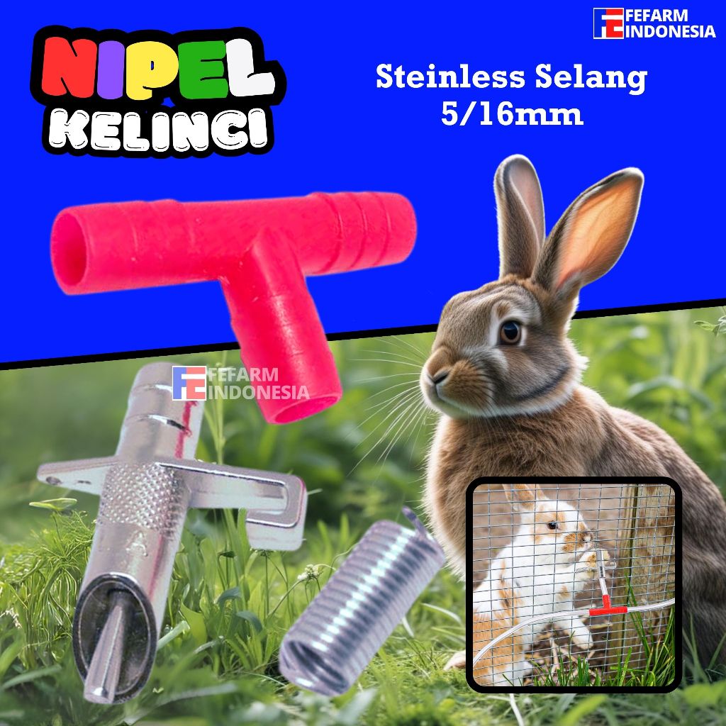 ALAT MINUM KELINCI NIPPLE NIPEL NEPEL KELINCI HAMSTER