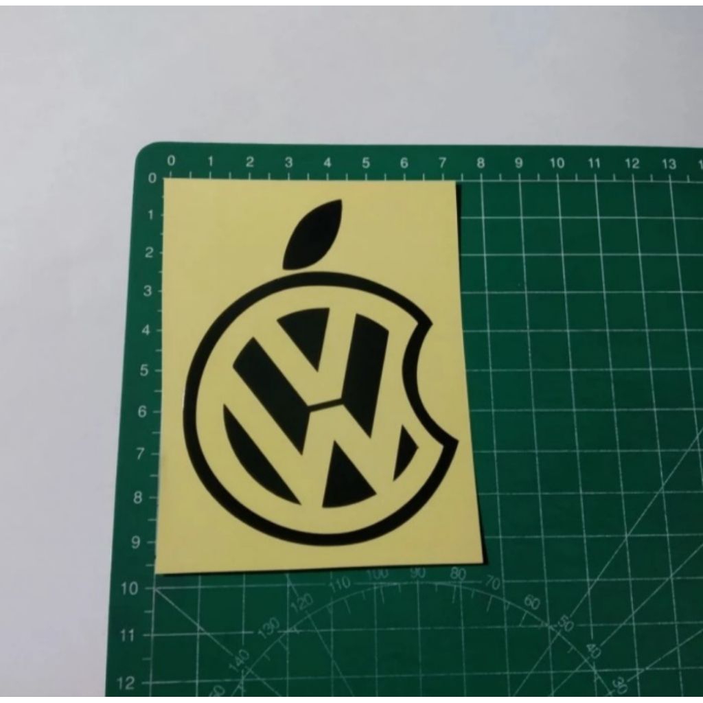 stiker cutting vw