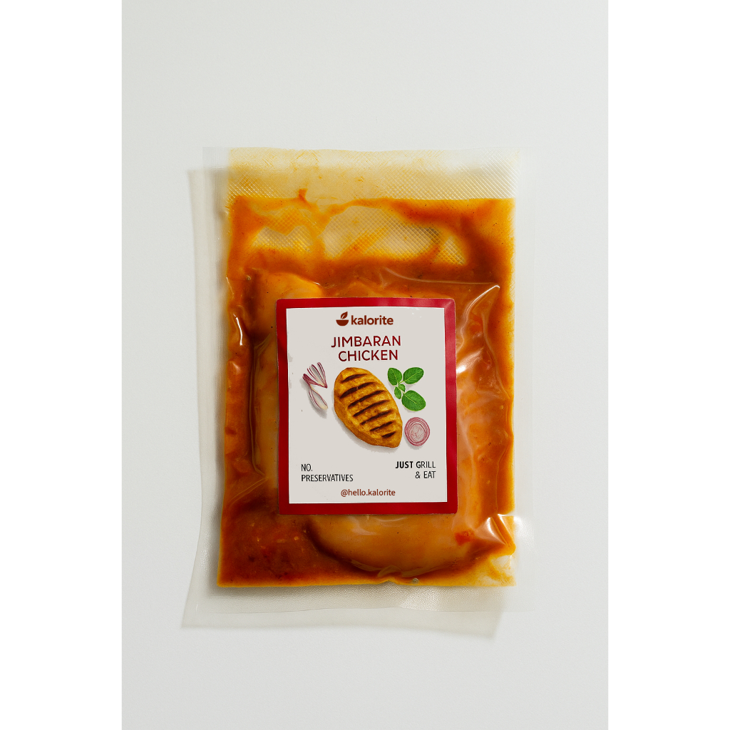 

Jimbaran Chicken | Dada Ayam Fillet Bumbu Jimbaran Frozen Siap Masak | High Protein | Kalorite