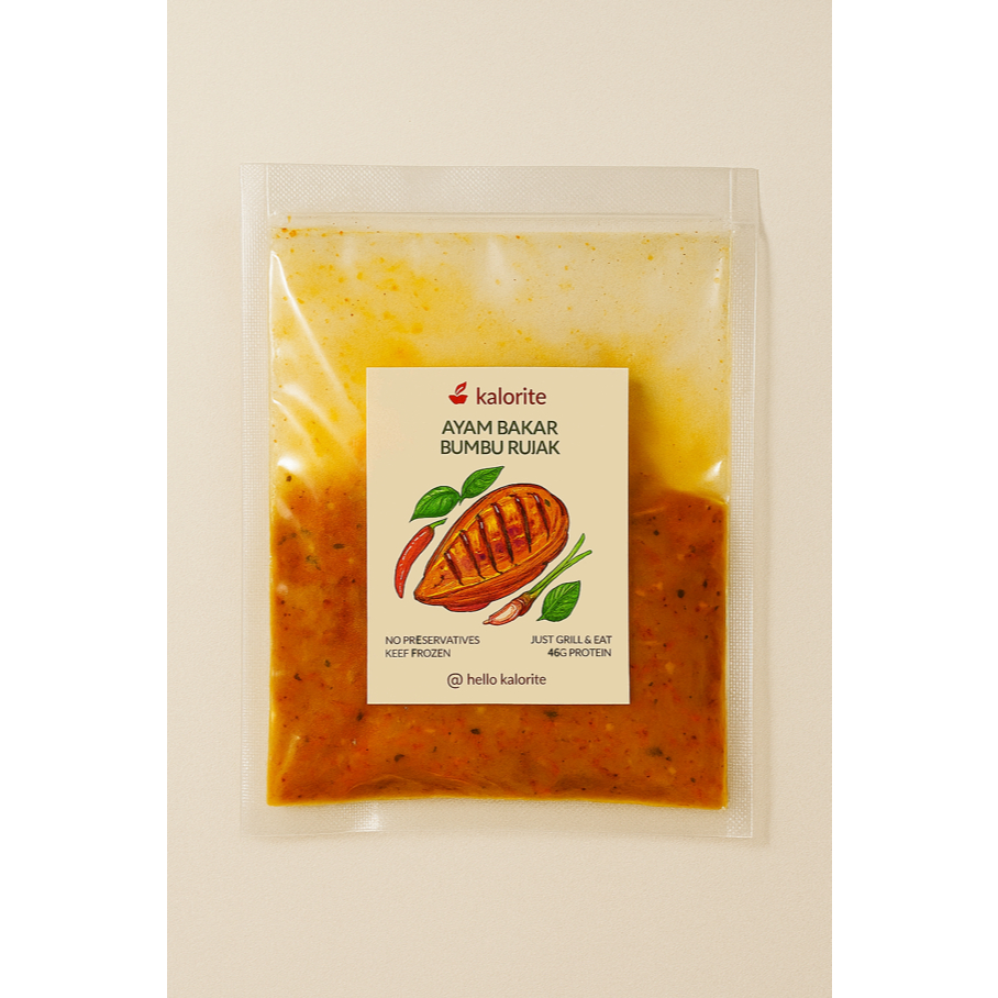 

Ayam Bumbu Rujak – Dada Ayam Fillet Bumbu Pedas Tradisional Jawa | High Protein | Kalorite