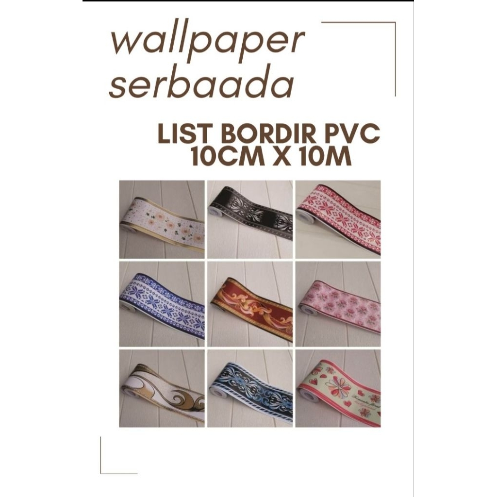 List Border Wall Border List Border Dinding Wallpaper Stiker Pembatas Dinding Border List Tembok