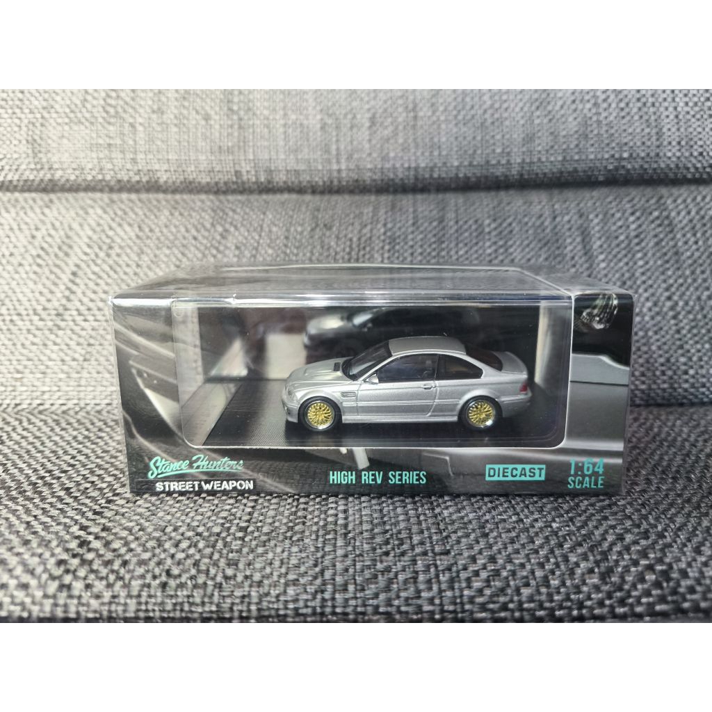 Stance Hunters 1/64 BMW M3 E46 Silver SH x Street Weapon