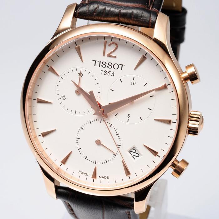 Tissot Tradition Chronograph T063 - Jam Tangan Pria Mewah, Original Preloved